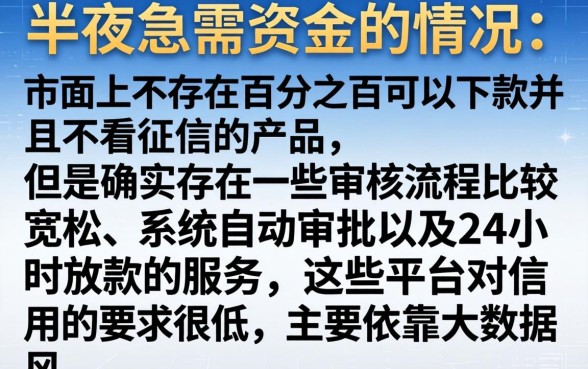半夜能到账的网贷口子，规整5个不看征信无视黑白百分百下款网贷平台