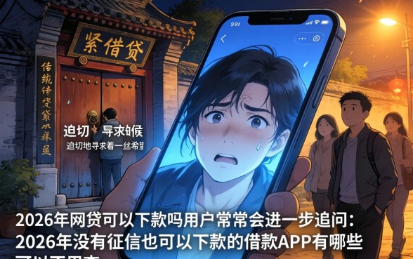 2026网贷能下款的,概括五个无视征信好下款的借款app