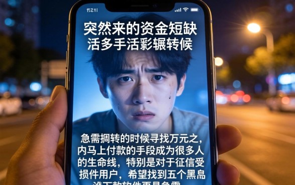 万元内秒下款的口子，详细阐述五个黑户下款软件