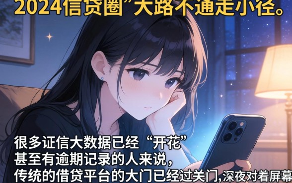 24年分期口子，陈列5个无视逾期大数据花户黑户软件