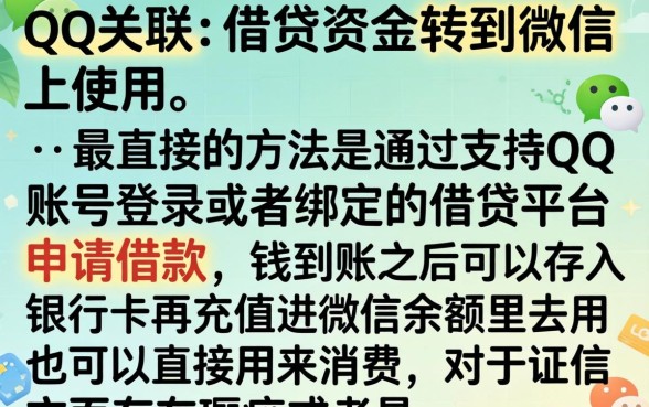 qq怎么能借到钱到微信，归集五个无视一切是人就下款口子
