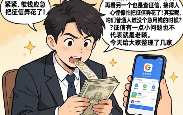 下款3000的软件，罗列五个分期有额度的网贷口子