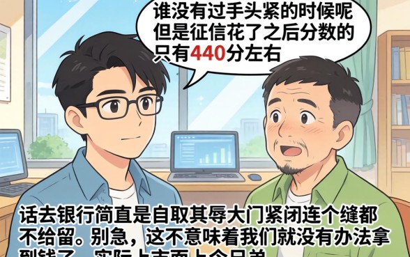 440分能下借款的口子，详尽说明5个征信花了可以借钱的网贷软件