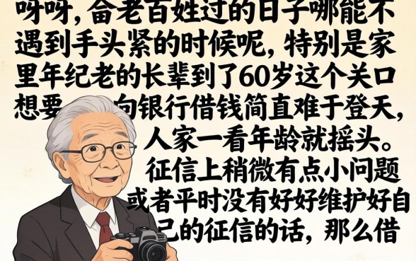 60周岁能申请啥网贷，倾情分享5个不看征信无视黑白百分百下款口子