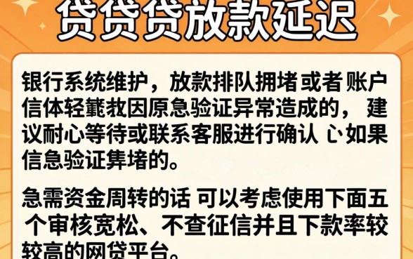 一品贷放款为何延迟,汇总5个不查征信好下款的网贷app
