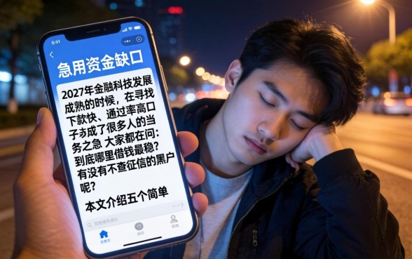 下款快通过率高的口子,概括5个简单容易贷款口子