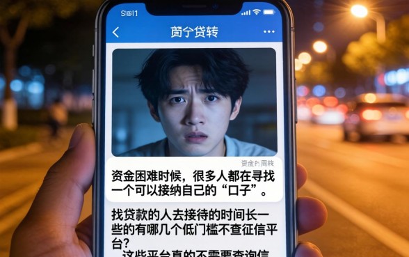 下贷款找口子接待时间长的，陈列5个低门槛不查征信的平台