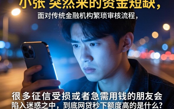 什么网贷秒下额度高,诚意推荐五个黑户可快速办理小额贷款业务的平台