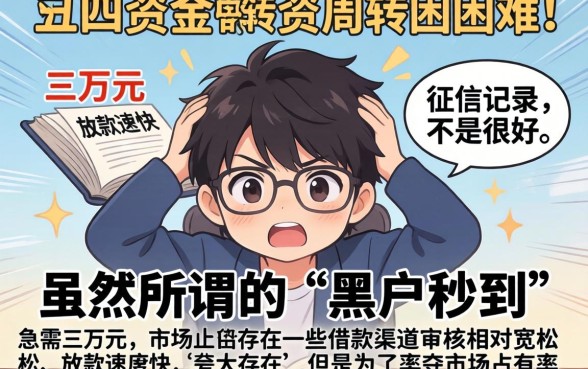 4月最新放水口子,归纳五个黑户急需三万秒到的的口子