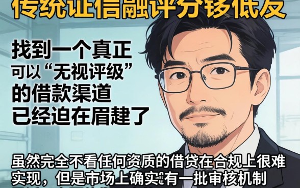 不看资质借款平台，倾情分享五个无视评分的贷款平台