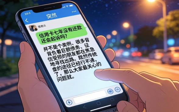 信用卡七年没还会起诉吗，精选五个无视黑白无视征信申请就下款的口子