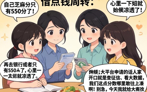 550芝麻分的借条口子，遴选五个高炮能下款的口子