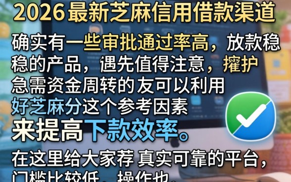 2026新芝麻信用口子，精选5个最新能下来钱的app