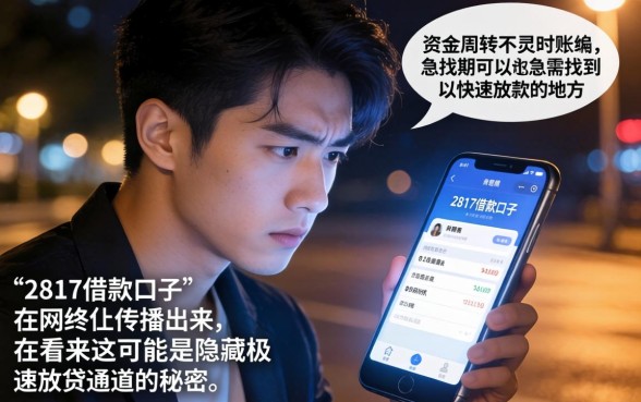 2817借款口子，罗列五个闪电审批的平台