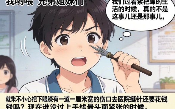 下眼睑被打破1厘米的口子，胪列5个逾期太多仍可下款的app