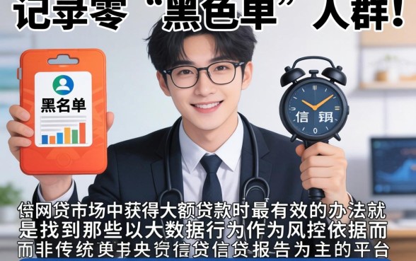 什么网贷小白容易通过，遴选五个黑户可以做大额贷款app