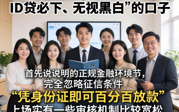 id贷必下的口子无视黑白，整理五个极速审核的网贷平台