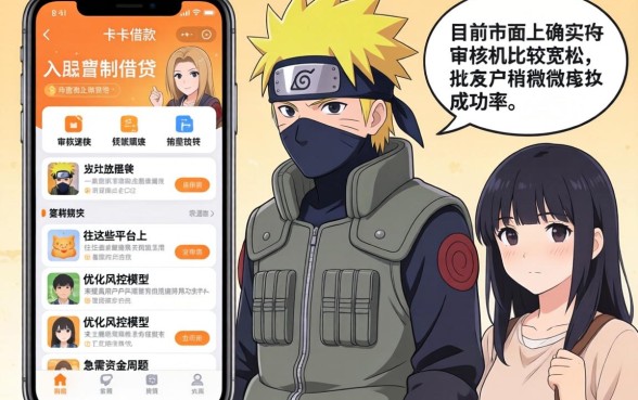 卡卡西借款新口子入口,归集5个贷款通过高的软件