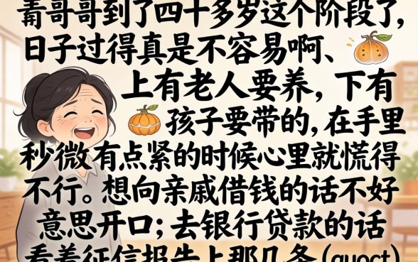 45岁以上借款的口子，遴选五个无视黑户包下款的口子