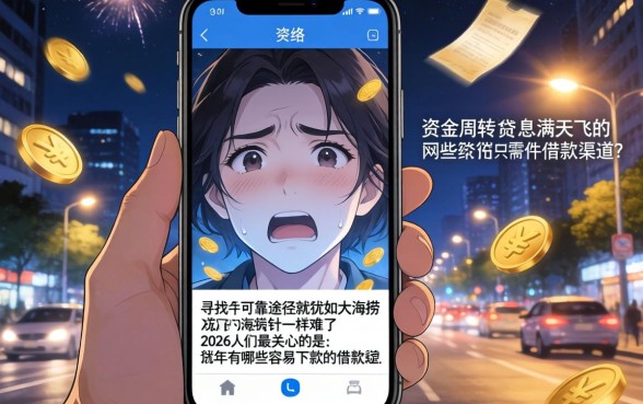 2026的借款口子排行,胪列5个手机和身份证快速借钱软件