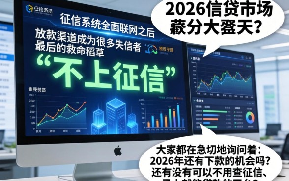 2026年有还下款的口子吗，罗列五个不上征信报告的贷款口子