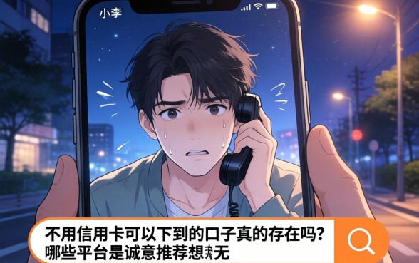 不用信用卡能下的口子,诚意推荐5个无视一切是人就下款软件