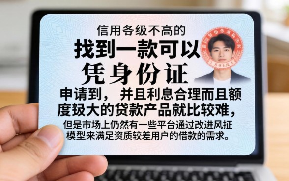 凭身份证低利息高额度贷款，汇整5个有逾期借款容易通过的app