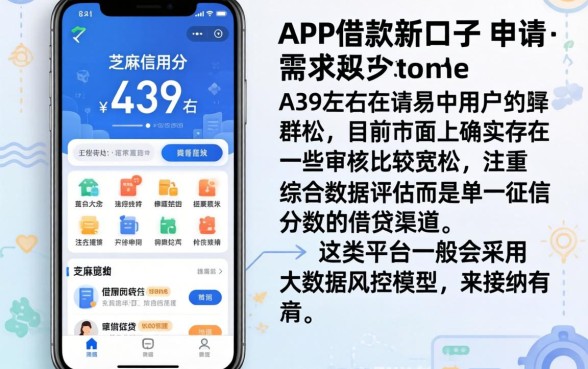 app手机借款新口子怎么借,汇整五个芝麻信用439分下款的口子