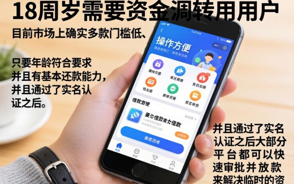 18岁能用什么借钱软件,梳理5个手机可以临时借钱的软件