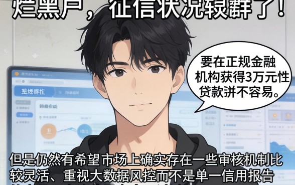 20岁烂黑户3万元贷口子，详尽说明五个不看欠款的贷款app