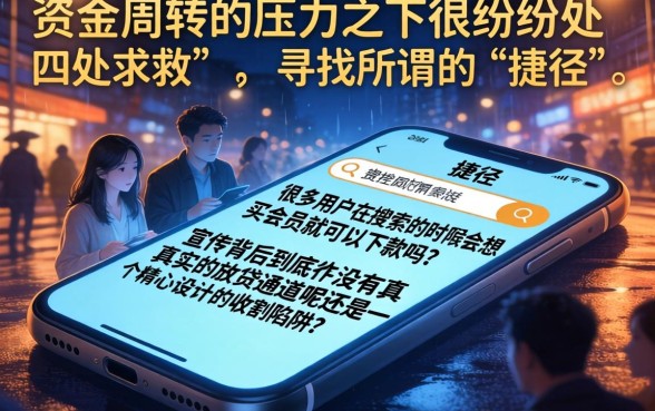 买会员就能下款的口子吗，揭秘五个不看征信查询的软件