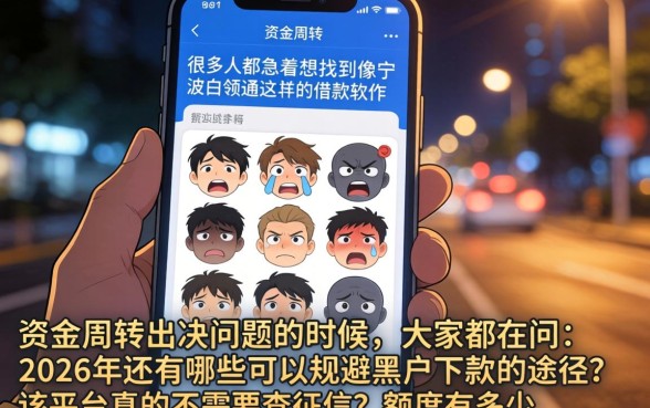 像宁波白领通的借款软件，细致阐述5个无视黑户下款口子