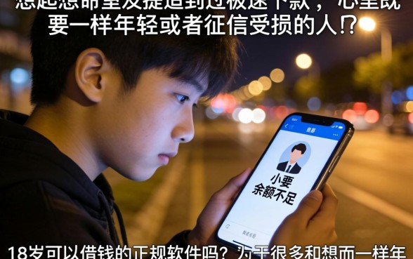 18岁可以借钱的软件正规，枚举5个黑户借钱0门槛极速下款平台