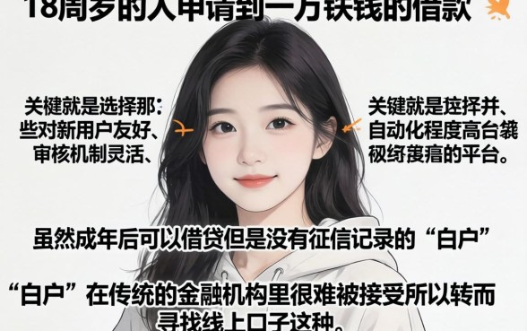 18岁容易申请的借款，枚举5个APP容易借款1万块的口子