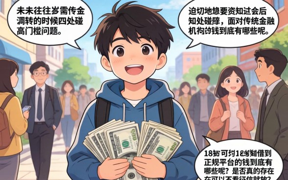 18岁能借钱的正规平台，热忱推荐5个可以不看征信就能下款的平台