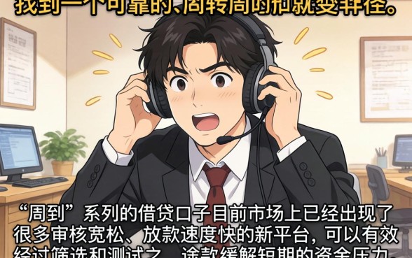 2026年借款新口子，罗列五个周周到贷款相同系列的平台