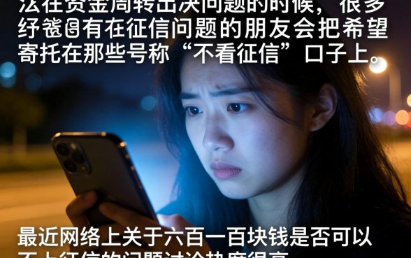 六一百块钱是不上征信吗，揭秘五个黑户可以做大额贷款平台
