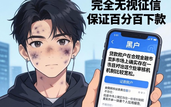 什么贷款黑户可以,条列五个无视黑白好下款的软件