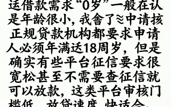 0岁借款不用征信，归纳5个周周到贷款相同系列的app