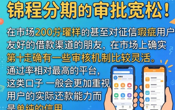 像锦程分期一样的借钱口子，概览五个无视黑户也能下款的口子