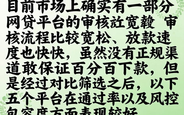 下款的网贷口子有哪些,深入剖析五个无视黑白必下款的网贷平台