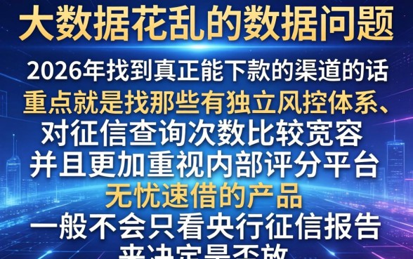 2026多头贷能下的口子，整合5个无忧速借当天放款的口子