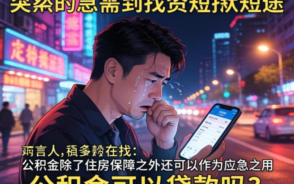 你的钱包贷款口子，罗列5个公积金借钱口子