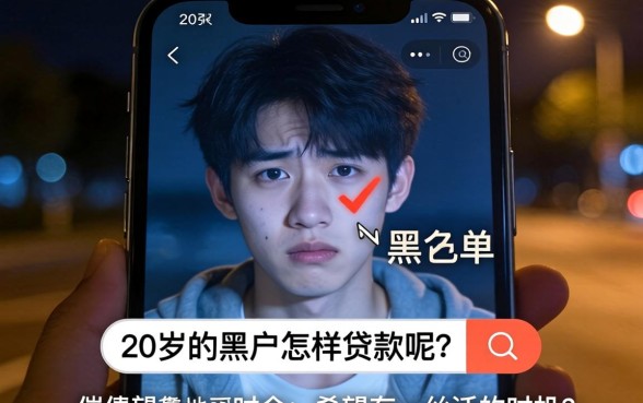 20岁黑户怎么贷款的，枚举五个无视征信黑白户秒下款的贷款