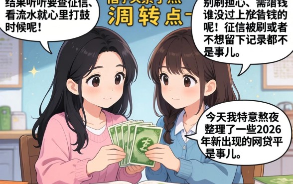 2026新网贷口子，整理5个不查流水的小额度贷款软件