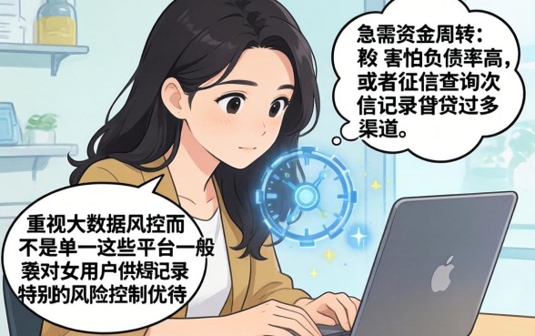 专业女性借款口子，陈列5个不看负债查询的平台