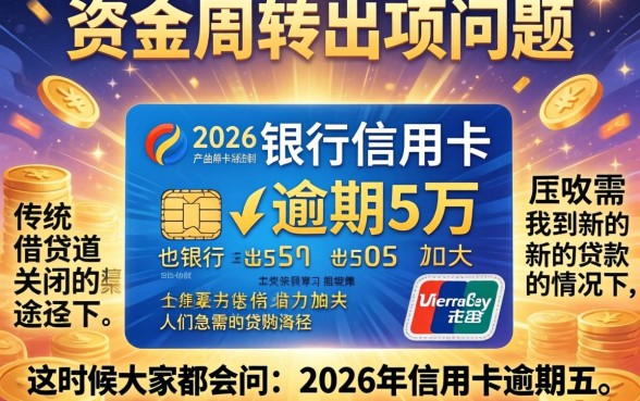 2026年信用卡逾期5万，热忱推荐5个无视黑白户网贷app