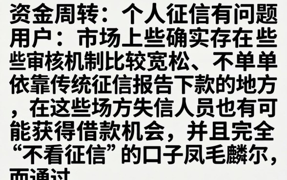 今天不查征信容易下款口子，整合5个失信人员可以借钱的网贷软件