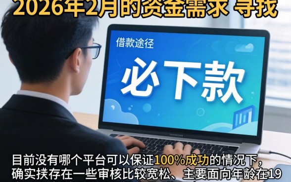 2026年2月必下款，胪列五个满19岁可以借款的口子