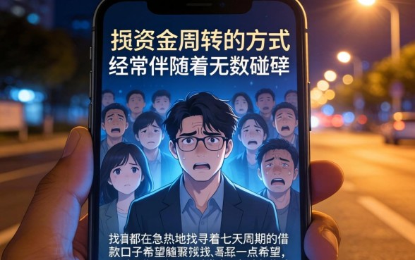 周期七天的借款口子，整合5个黑户成功获取大额贷款的口子